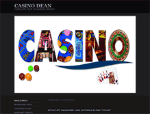 Tablet Screenshot of casino-dean.com